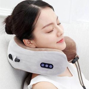 Neck Massager U Shaped Pillow Multifunctional Portable Shoulder Cervical Massager