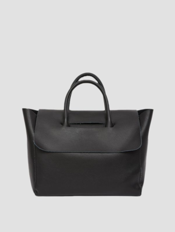 Classy Top Handle Women Bag Black