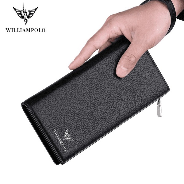 WilliamPOLO New Zipper Hasp Design Business Phone For Credit Cards Gift LLW 116 - Image 4