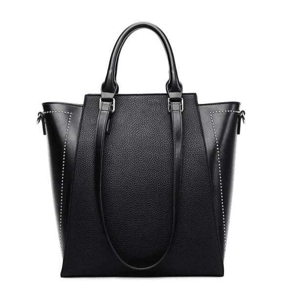 100% Genuine Leather One shoulder Large Capacity Ladies Bag - Image 2