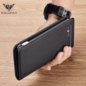 Luxury Brand Men Zipper Wallets Mens Purse Clutch Business Wallet LLW 118