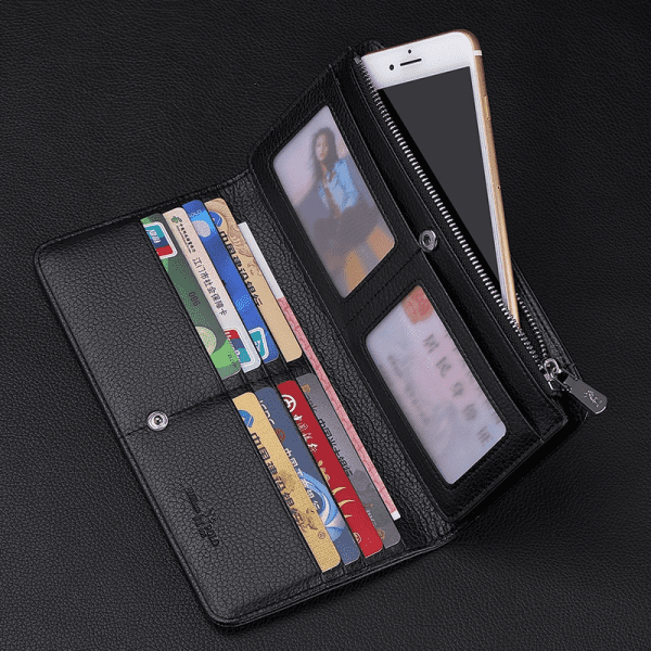 Luxury Brand Men Zipper Wallets Mens Purse Clutch Business Wallet LLW 118 - Image 3