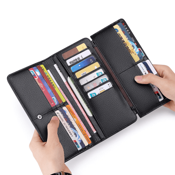 Luxury Brand Men Zipper Wallets Mens Purse Clutch Business Wallet LLW 118 - Image 5