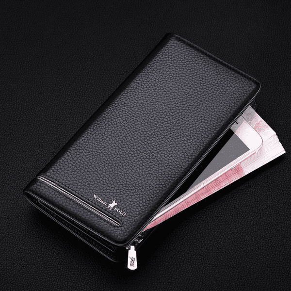 Luxury Brand Men Zipper Wallets Mens Purse Clutch Business Wallet LLW 118 - Image 4