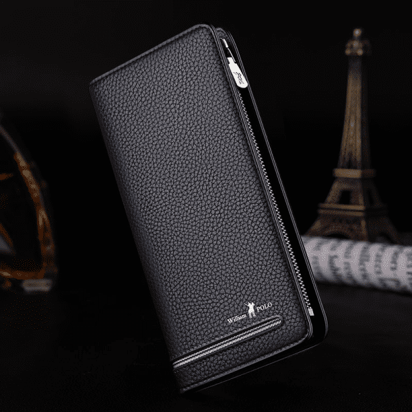 Luxury Brand Men Zipper Wallets Mens Purse Clutch Business Wallet LLW 118 - Image 2