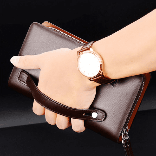 Double Zipper Luxury Wallet - Image 3