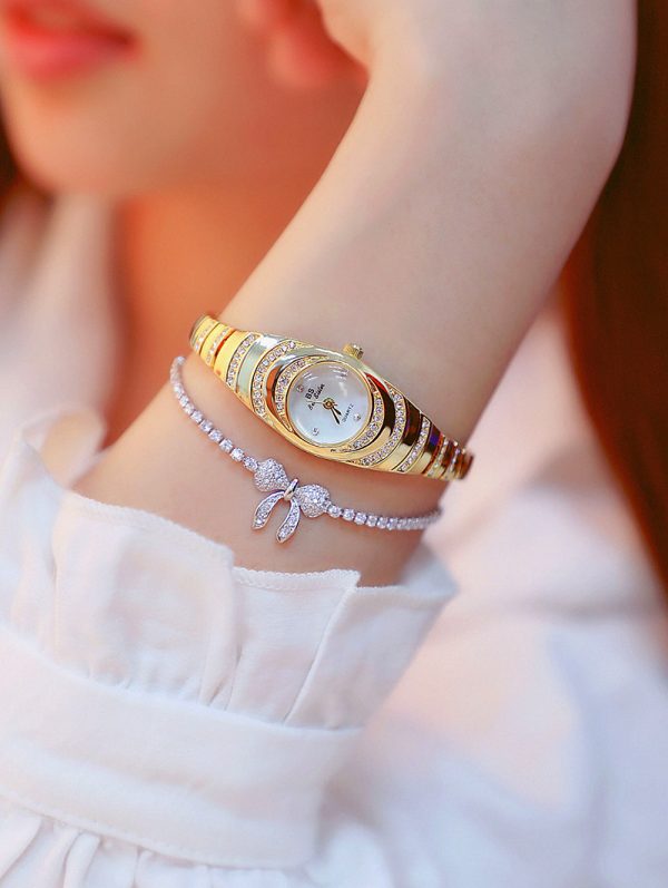 Luxury Brand Casual Quartz Small Dial Watches for woman