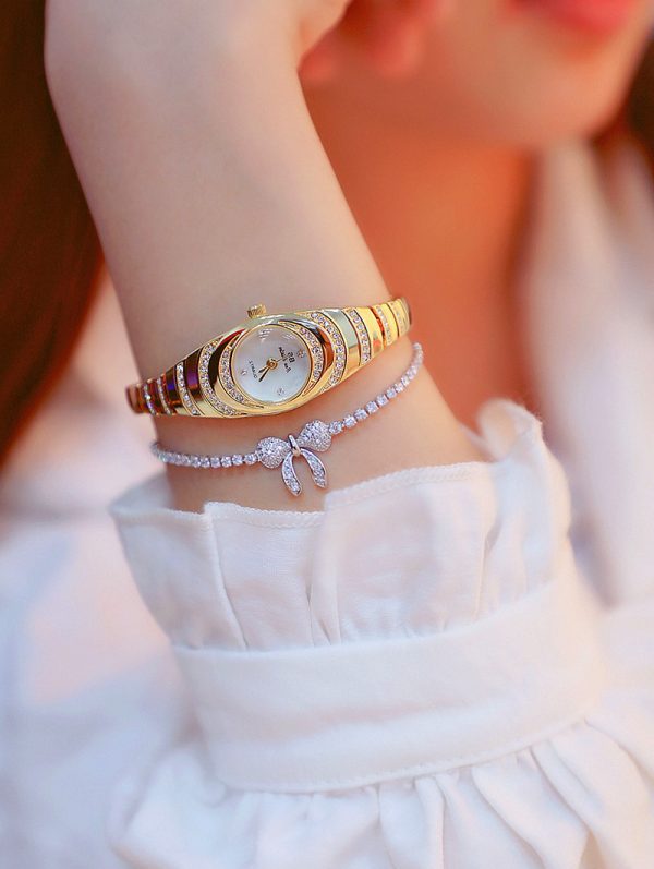 Luxury Brand Casual Quartz Small Dial Watches for woman - Image 3