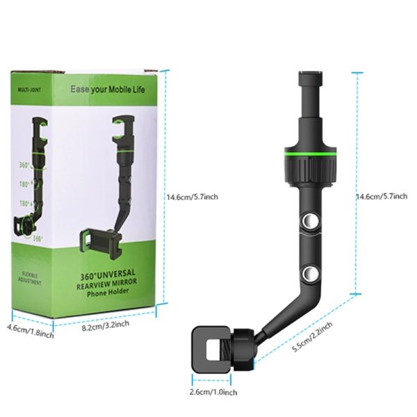 Adjustable Clip Car Phone Holder - Image 3