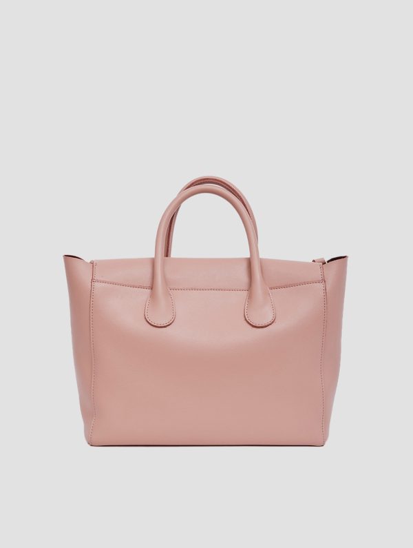 Classy Top Handle Women Bag Pink - Image 5