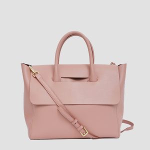 Classy Top Handle Women Bag Pink