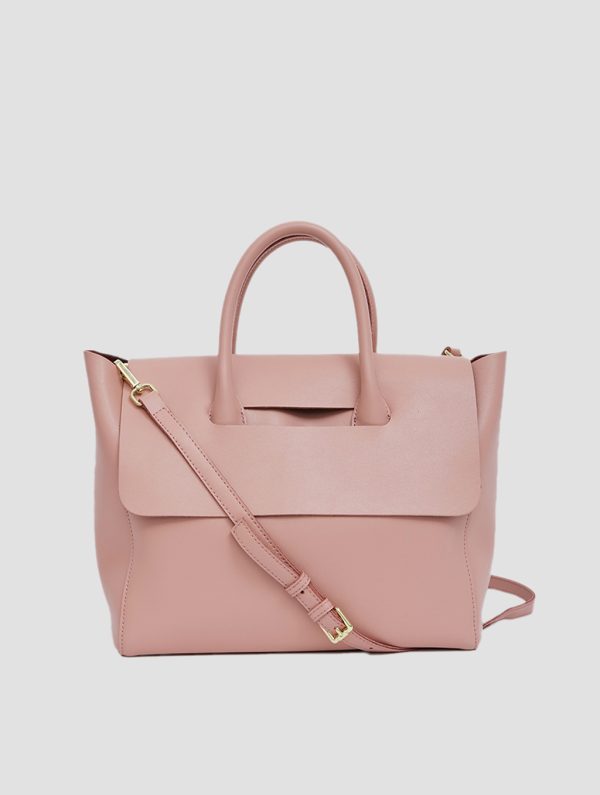 Classy Top Handle Women Bag Pink
