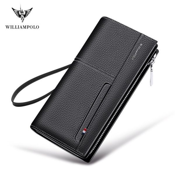 Genuine Leather Luxury Long Wallet LLW-119 - Image 2