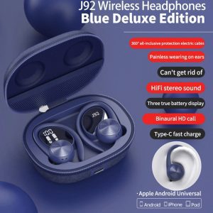 Bluetooth Compatible Earbuds With Charging Box - TWS-J92