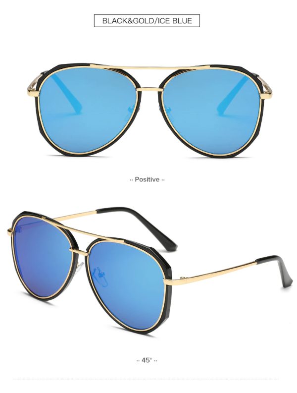 Vintage Pilot Sunglasses for Men & Women (MSBL-MSBS-MSPS) - Image 6