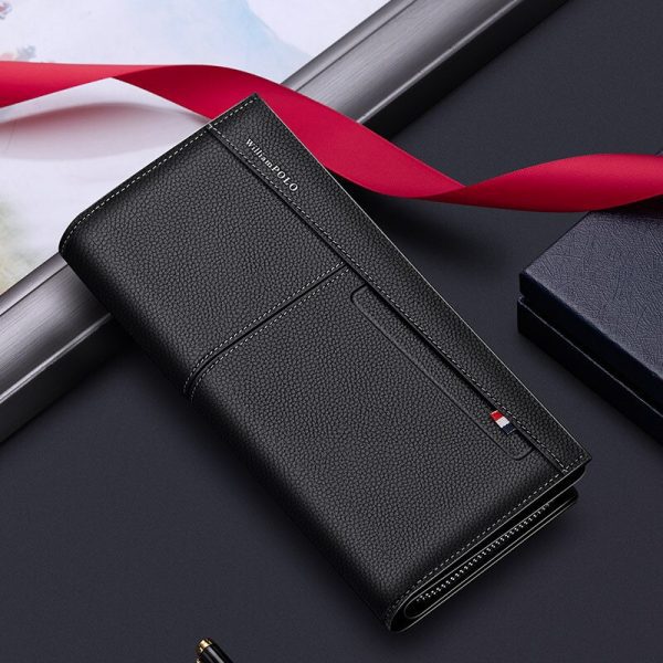 Genuine Leather Luxury Long Wallet LLW-119 - Image 5