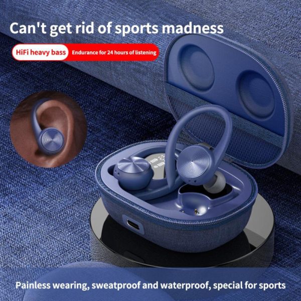 Bluetooth Compatible Earbuds With Charging Box - TWS-J92 - Image 6