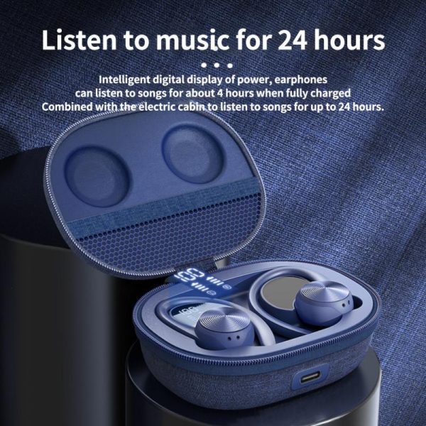 Bluetooth Compatible Earbuds With Charging Box - TWS-J92 - Image 5