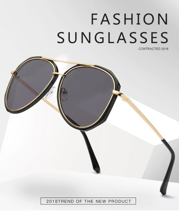 Vintage Pilot Sunglasses for Men & Women (MSBL-MSBS-MSPS) - Image 3