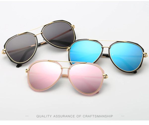 Vintage Pilot Sunglasses for Men & Women (MSBL-MSBS-MSPS)
