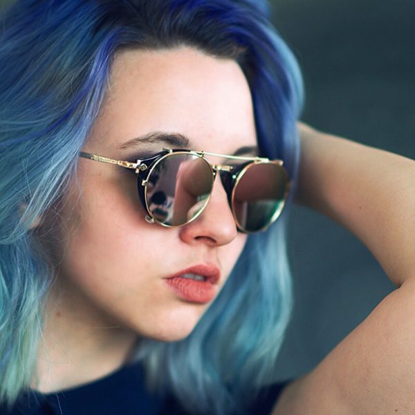 Clip On Steampunk Sunglasses - MSBG-111 - Image 4