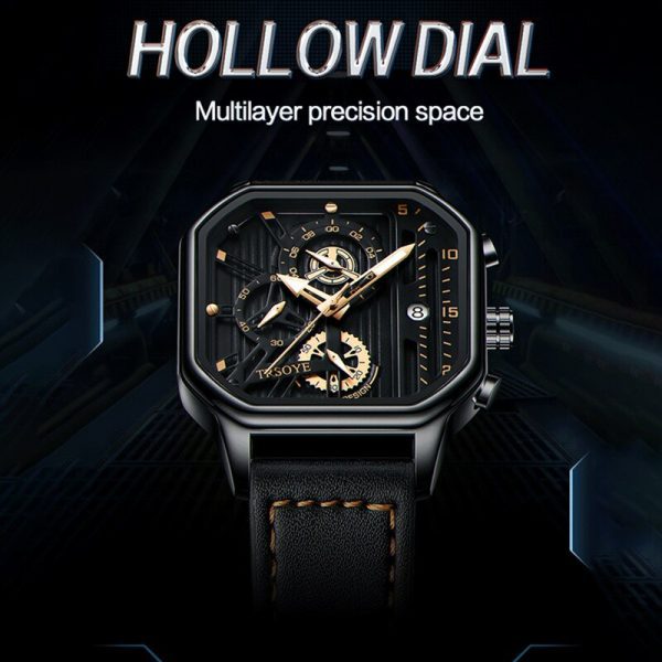 Trsoye Square Sport Waterproof Watch for men - Image 3