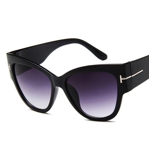 Butterfly Black Frame Sunglasses - Image 2