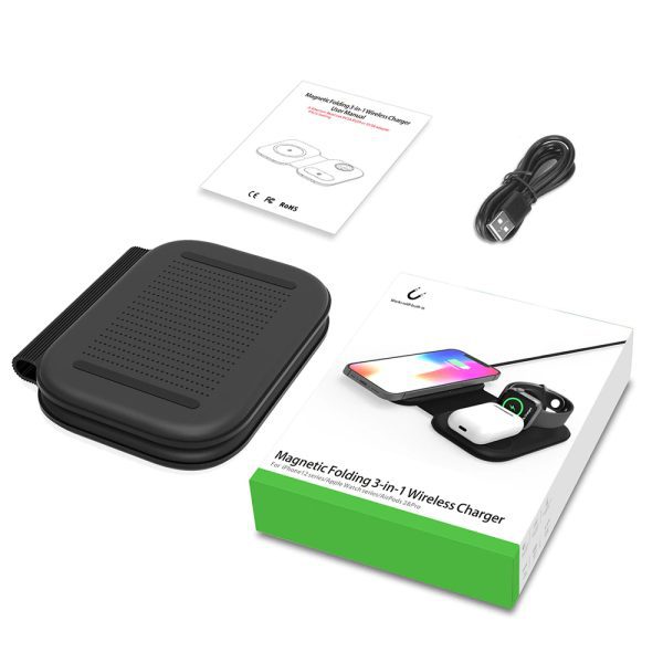 Portable 15W Foldable 3in1 Wireless Charging Station - Image 4