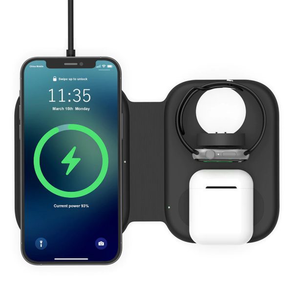 Portable 15W Foldable 3in1 Wireless Charging Station