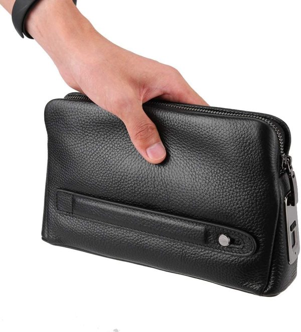 SEOR Anti-Theft Fingerprint Lock Leather Handbags - Image 4