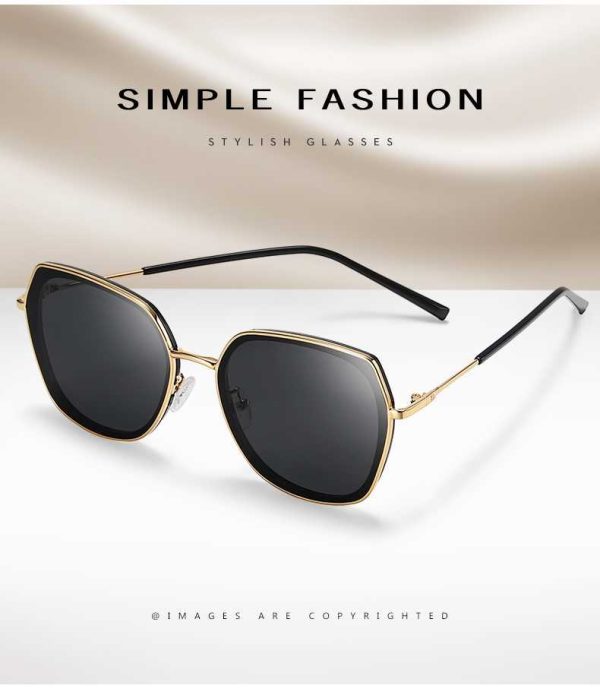Fashion Retro Vintage Large Sun Glasses for Women - Image 2