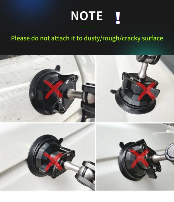Car Suction Cup Phone Holder for recording video 360 Angle - Image 6