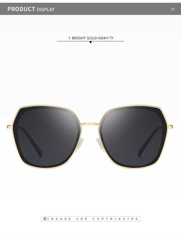 Fashion Retro Vintage Large Sun Glasses for Women - Image 3