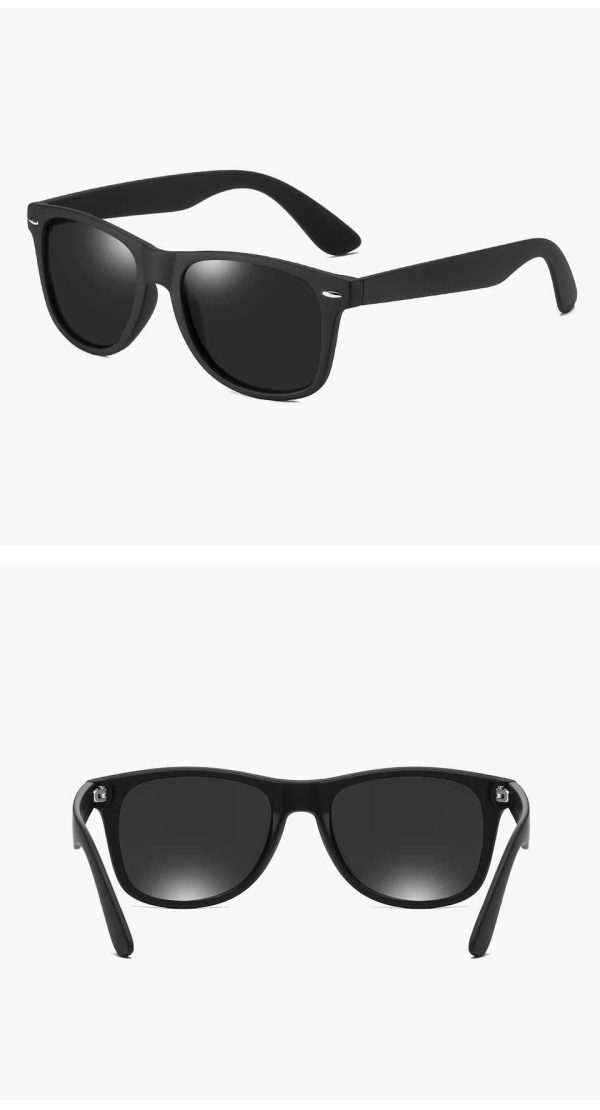 Classic Brand Design Matte Sunglasses - Image 5