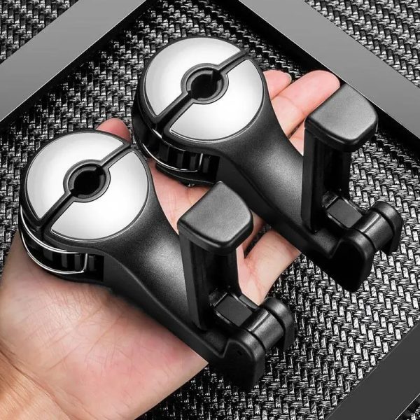 2 in 1 Car Headrest Hook+Phone Holder - Image 2