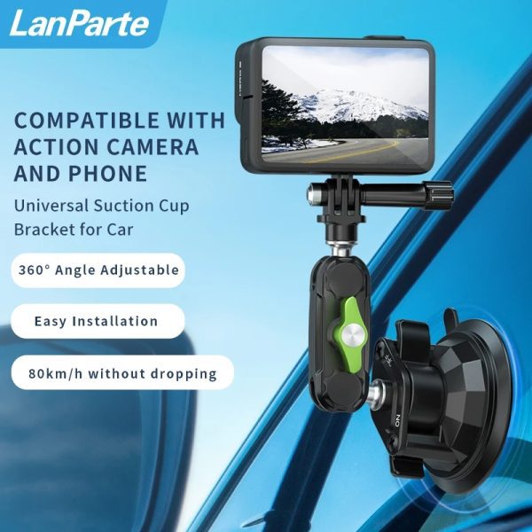 Lanparte Universal Suction Cup Bracket for Action Camera and Phone - Image 2