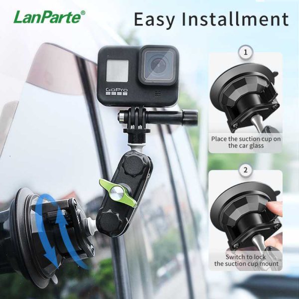 Action Camera Universal Suction Cup Holder - Image 2