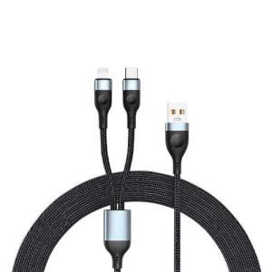 6A 66W Fast Charging 2 in 1 Cable
