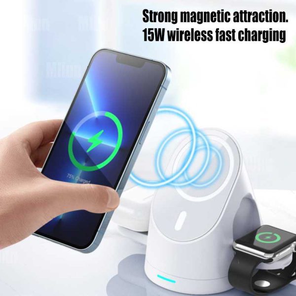 3 in 1 15W Wireless Charging Station - Image 3