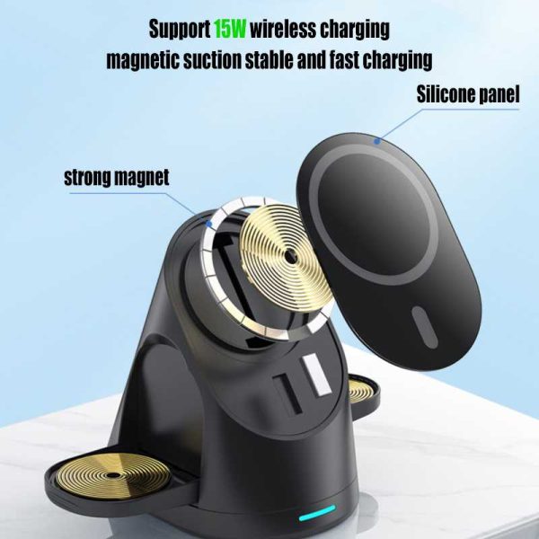 3 in 1 15W Wireless Charging Station - Image 2