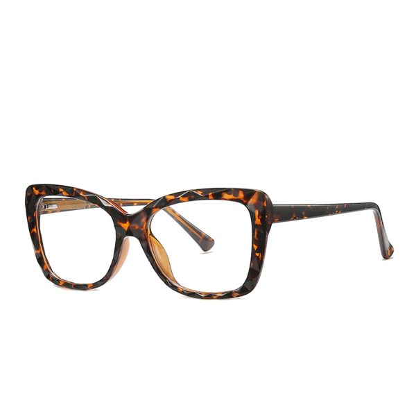 Fashion Anti Blue Light Diamond Cut Spring Hinges Eyeglasses - Image 2