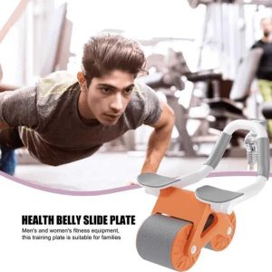 Automatic Abdominal Exercise Roller With Elbow Support