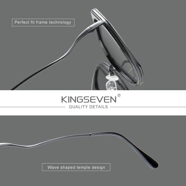 Luxury Brand Design Gradient Lens Sunglasses - Image 2