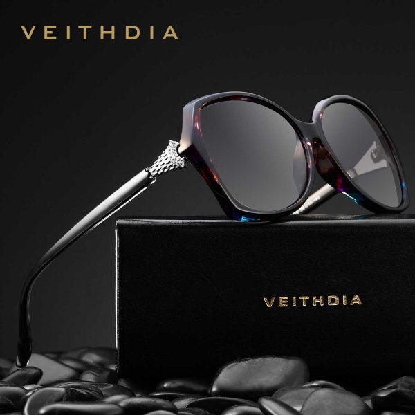 VEITHDIA Fox Diamond Women Luxury Elegant Sunglasses V3027B02 - Image 2