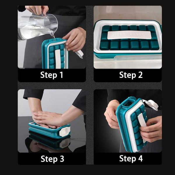 36 Grid Ice Cube Maker Silicone Ice Cube Tray - Image 7
