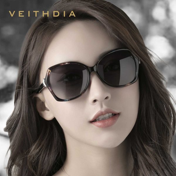 VEITHDIA Fox Diamond Women Luxury Elegant Sunglasses V3027B02