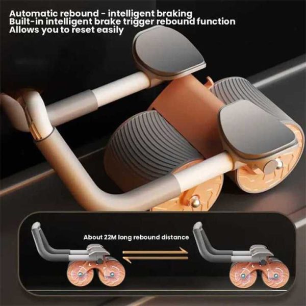 Automatic Abdominal Exercise Roller With Elbow Support - Image 3
