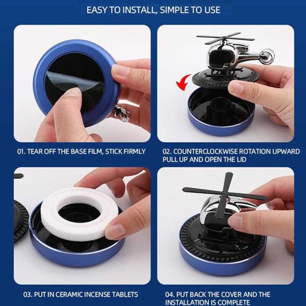 Car Solar Plane Air Freshener - Image 6