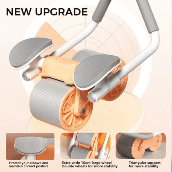 Automatic Abdominal Exercise Roller With Elbow Support - Image 4