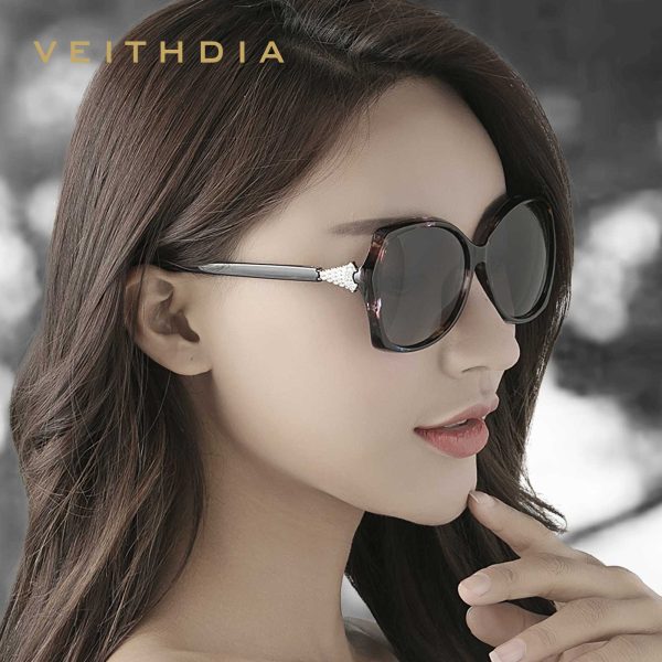 VEITHDIA Fox Diamond Women Luxury Elegant Sunglasses V3027B02 - Image 5